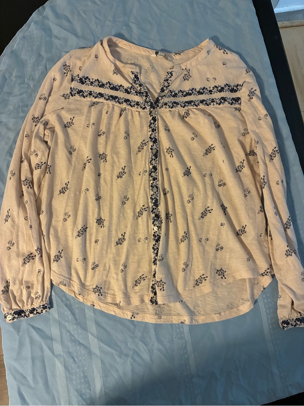 Women’s XL Floral Peasant Blouse